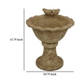 thumbnail image 5 of Comedero para pájaros Benzara Ivina, color marrón terracota, 30 cm, 5 of 5