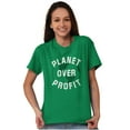thumbnail image 4 of Save Planet Love Earth Climate Change Plus Size Crewneck Graphic Tee Shirt Brisco Brands 2X, 4 of 5