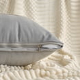 thumbnail image 3 of Unique Bargains Set of 2 Soft Throw Pillow Covers with Cute Embroidery Grey, 3 of 7