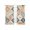 Multi, variant on Retro Morocco Sheer Curtains 63 Inch Length 2 Panels Set, Colorful Rustic Abstract Shabby Texture Voile Window Treatment Rod Pocket Curtains Sheers Drapes for Bedroom/Living Room/Kitchen 52x"63"x2