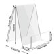 thumbnail image 4 of Paquete de 12 Soportes AcríLico para Libros, Soporte Transparente PequeñO ExhibicióN Fotos, Folletos, Tabletas, 4 of 5