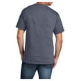 thumbnail image 2 of Mens Core Cotton Male T-Shirts Heather Navy 4XL, 2 of 5