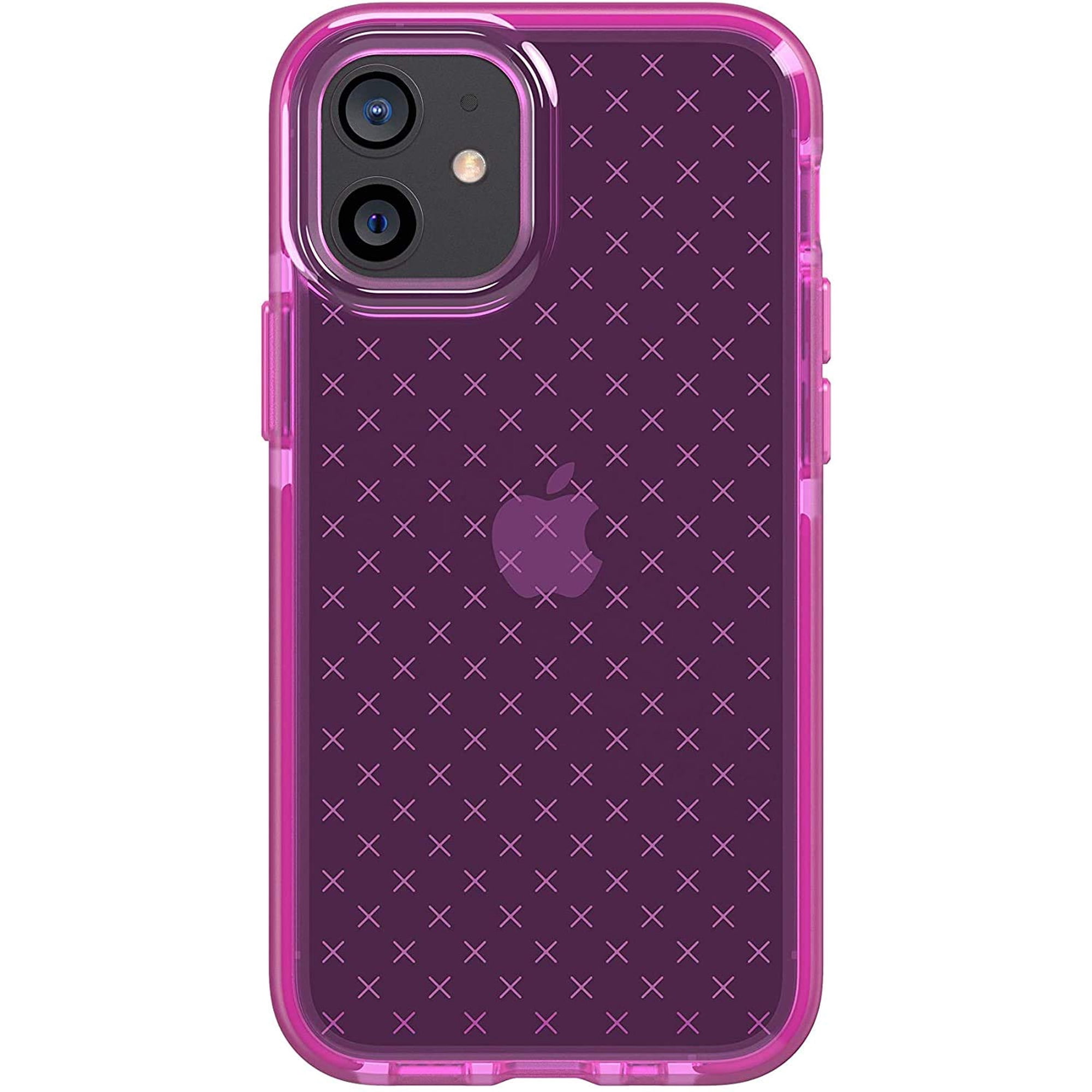 tech21 Evo Check Phone Case for Apple iPhone 12 Mini 5G with 12 ft. Drop Protection, Mystical Fuchsia Mystical Fuchsia iPhone 12 mini Case