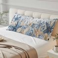 thumbnail image 4 of Blue Starfish Coastal Body Pillow Covers 20"x60", Eucalyptus Summer Nautical Shell Soft Brushed Microfiber Breathable Throw Pillow Covers, Decorative Pillowcase with Zipper for Couch Sofa Bedroom, 4 of 9