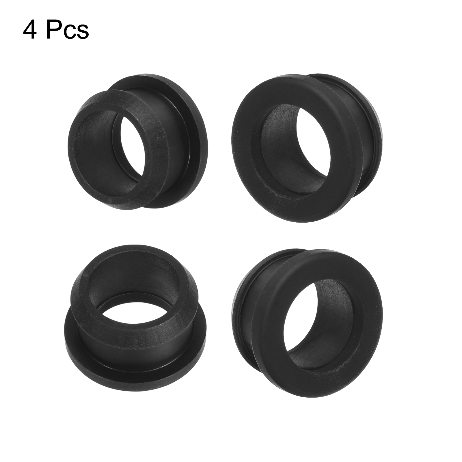 Transparent Silicone Rubber Snap-on Cable Grommet Blind Plugs – Hole Sizes 4mm To 50mm – Multi-Pack