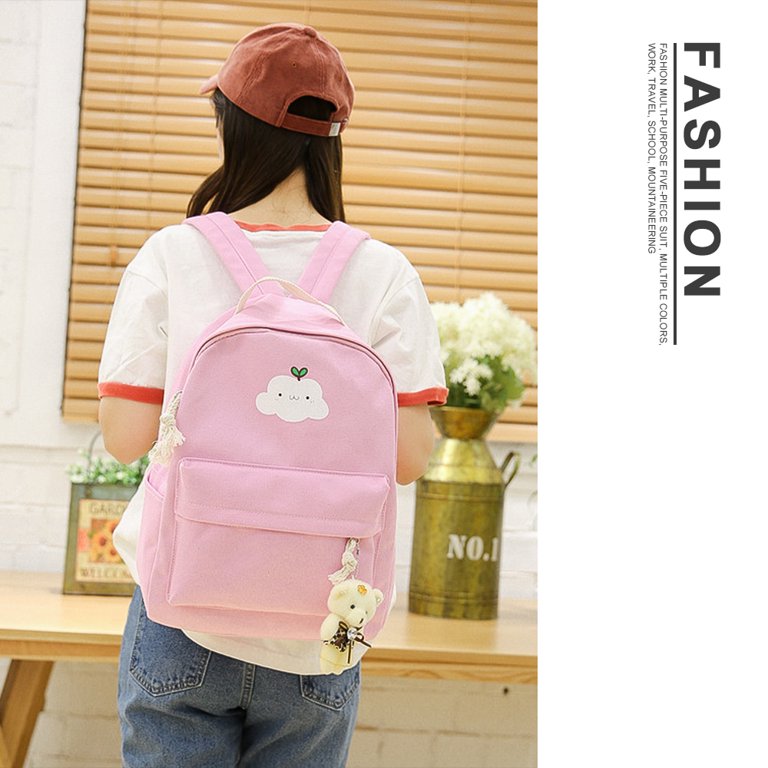 Cute Womens Canvas Backpack Purse Rucksack For Women