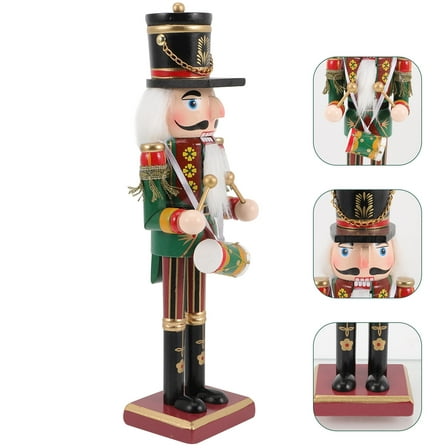 AURARMLET Classic Christmas Nutcracker Wooden Figurine for Holiday Celebration and Gift Exchange