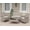 Grey, variant on 4Pcs Patio Furniture Set, Wicker Rattan Patio Conversation Set, 2 Chairs & One Loveseat & One Coffee Table, Outdoor Patio Furniture Set for Patio Front Porch Balcony Bistro