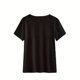 thumbnail image 2 of Customized Picture Print T-shirt, Casual Short Sleeve Crew Neck T-shirt For Spring & Summer, Women's Clothing, 2 of 7