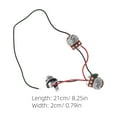 thumbnail image 2 of BESTOYARD 1Set Lightweight Plated Silver Potentiometer Harness for Guitar Metal Prewired Guitar Accessories, 2 of 7