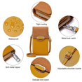thumbnail image 3 of 6.6 Inch Women Phone Purses Crossbody Shoulder Bag, 3 of 5