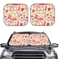 thumbnail image 2 of Easygdp Firefighter Icons 2 Pcs Windshield Sun Shade,Foldable Car Front Window Sun Shade Protection,Blocks Heat And Sunlight,Car Interior Accessories - Large, 2 of 7