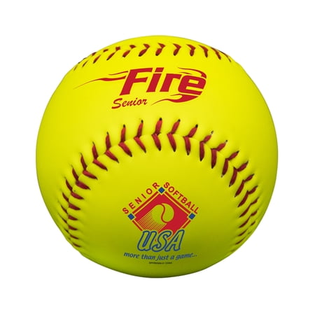 Fire Senior Slowpitch Softballs - 1 Dozen
