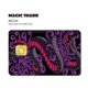thumbnail image 3 of 2021 Fashion Stonks Skull Film Tape Sticker for Large Small Chip Debit Credit Card, 3 of 5