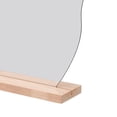 thumbnail image 4 of Raindrops 2Ud Espejo De Escritorio Plateado Con Base De Madera Espejos Decorativos Para Dormitorio, 4 of 8