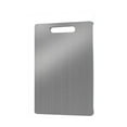 thumbnail image 2 of Stainless Steel Cutting Board under $5! Xqxayjr Stainless Steel Cutting Board, 304 Food Grade Chopping Board for Meat Vegetables, Dishwasher Safe Kitchen Board with Hang Hole, 2 of 2