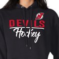 thumbnail image 3 of Women's G-III 4Her by Carl Banks Black New Jersey Devils  Team Sport Tri-Blend Fleece Hoodie, 3 of 3