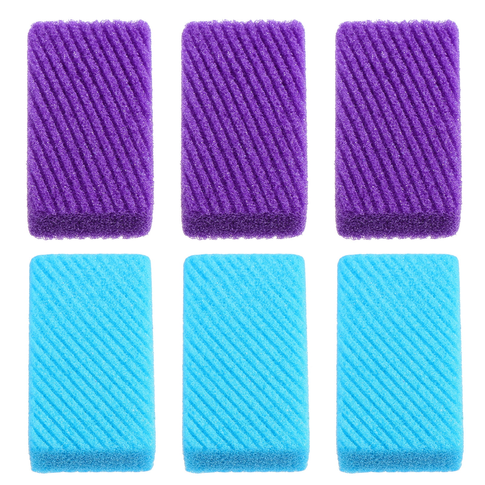 6pcs Foot Pumice Stone Pad Exfoliating Sponge Hard Dead Skin Callus Scrubber