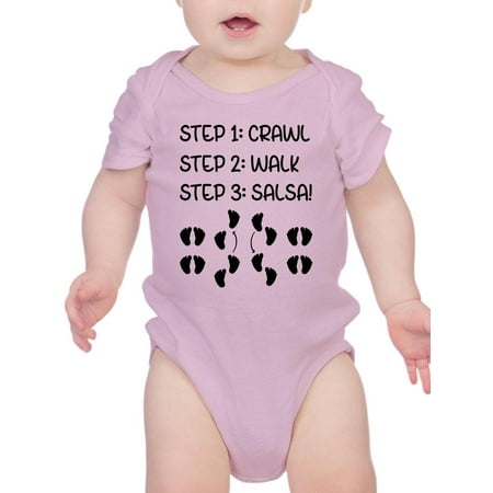 

Crawl Walk Salsa Bodysuit Infant -Smartprints Designs 6 Months
