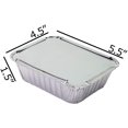 thumbnail image 3 of Elite Selection 1lb Aluminum Foil Pans - Reusable and Disposable Foil Pans - Stackable Foil Pans with Board Lids - Oven & Freezer Safe - 50 Piece Set (1LB Board Lids)\u2026, 3 of 5