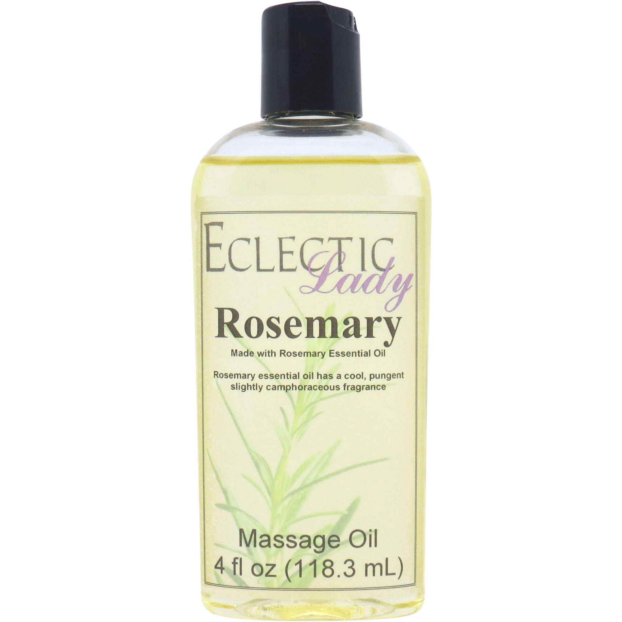 Rosemary Massage Oil by Eclectic Lady, 4 oz, Sweet Almond Oil and Jojoba Oil