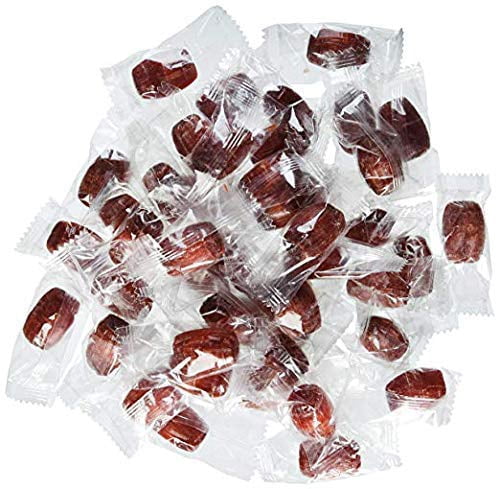Dads Root Beer Barrels - 3LB Resealable Stand Up Bag of Individually Wrapped Candy (approx. 150 pieces) - Bulk Bag of Old Fashioned Hard Candy - Classic Novelty Candy in Traditional Beer Barrel Shape