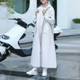 thumbnail image 6 of Women's Full Length Raincoat Overall Suit For Adults With Hooded Rain Poncho Heavy Duty Womens Winter Raincoat Woman Jacket Womens Nylon Jacket with Hood plus Size Rain Coats for Women with Hood Cheer, 6 of 8