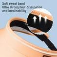 thumbnail image 6 of Kafsov Sun Hat Sun Protection Sunshade Outdoor Travel Riding Beach Empty Sun Hat , Can Adjustment Fit Visor,With Sweatband Orange, 6 of 8