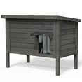 thumbnail image 3 of GDLF Outdoor Cat House Feral 100% Insulated Foam Weatherproof Solid Wood, Large, 3 of 9