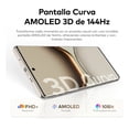thumbnail image 4 of Celular Infinix Note 50S 5G AI Phone Pantalla 3D Curvada Ultra Delgada 256GB ROM 8GB RAM Azul Marino 6.78" 144Hz AMOLED 5200mah Carga Rápida 45W, 4 of 5