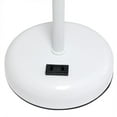 thumbnail image 2 of LimeLights White Stick Lamp with Charging Outlet and Fabric Shade 2 Pack Set, 2 of 8