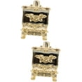 thumbnail image 1 of FYBTO 2pcs Cotton Box Jewelry Box Cotton Swabs Dispenser Jewelry Storage Tank Ornaments Storage Container Sponge Holder Ornament Storage Container Cotton Pad Plastic Embossed-0624, 1 of 5