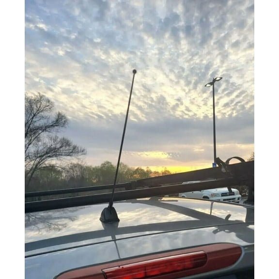 12" inch Black Stainless Antenna Mast Power Radio AM/FM for NISSAN VERSA 2007-2024