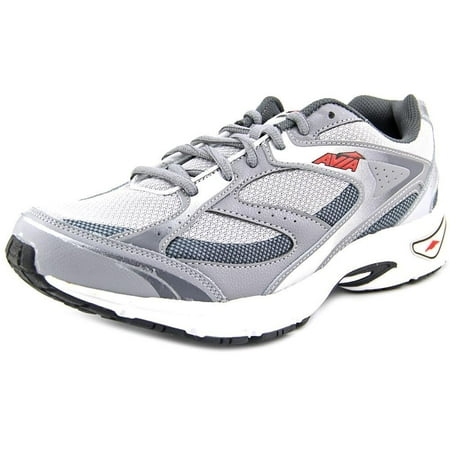 avia - avia men's avi-execute running shoe 11.5 (4e) silver/grey/red ...