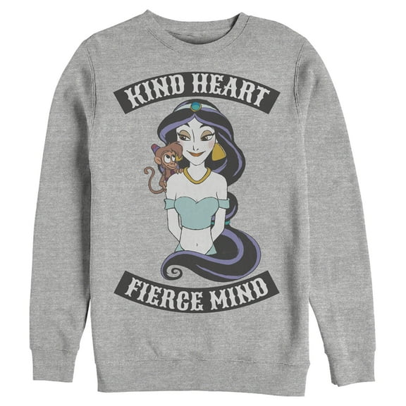 Men's Aladdin Retro Fierce Jasmine Sweatshirt Athletic Heather Medium