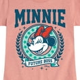 thumbnail image 3 of Disney - Minnie Preppy Future Boss - Toddler & Youth Girls Short Sleeve Graphic T-Shirt, 3 of 5