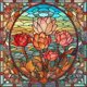 thumbnail image 2 of Puzzle PICKFORU con forma de flor de cristal coloreado, 1000 piezas, para adultos, 2 of 8