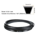 thumbnail image 2 of A152 Wrapped Rubber Belt, A-Section V Belt 154" Outside Circumference x 0.51" Width x 0.32" Thick, 2 of 4