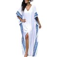 thumbnail image 1 of ORUYROP Tunique Longue Caftan Robe de Nuit Maxi Robe de Plage Décontractée Grande Taille Caftan, 1 of 3