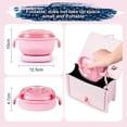 thumbnail image 3 of HURRISE Calentador El&eacute;ctrico de Cera Caliente, Depilaci&oacute;n Femenina, 400ml, Rosa, 100W, F&aacute;cil de Limpiar y Resistente al Calor, para Mujeres, 3 of 9