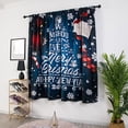 thumbnail image 4 of Christmas Decoration Window Curtain Polyester Dreamlike Pattern Curtain for Party Decoration 140x130cmChristmas, 4 of 9