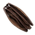 thumbnail image 7 of Wrangler Shoulder Bag for Women Crossbody Purse with Woven Strap, Coffee, 7 of 7