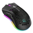 thumbnail image 1 of yeacher BM600 Souris Sans Fil à Double Mode avec Éclairage RVB, 2,4G et Bluetooth 5.0, DPI Réglable, Conception Légère, Plusieurs Couleurs Offertes, 1 of 6