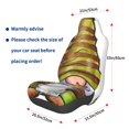 thumbnail image 2 of Lsque Fishing Gnome Fisherman Pattern Car Seat Covers for Front Seats , Waterproof Seat Covers for Cars, Sporty Front Seat Covers,Car Seat Cover Protector Front Seats, 2 of 5