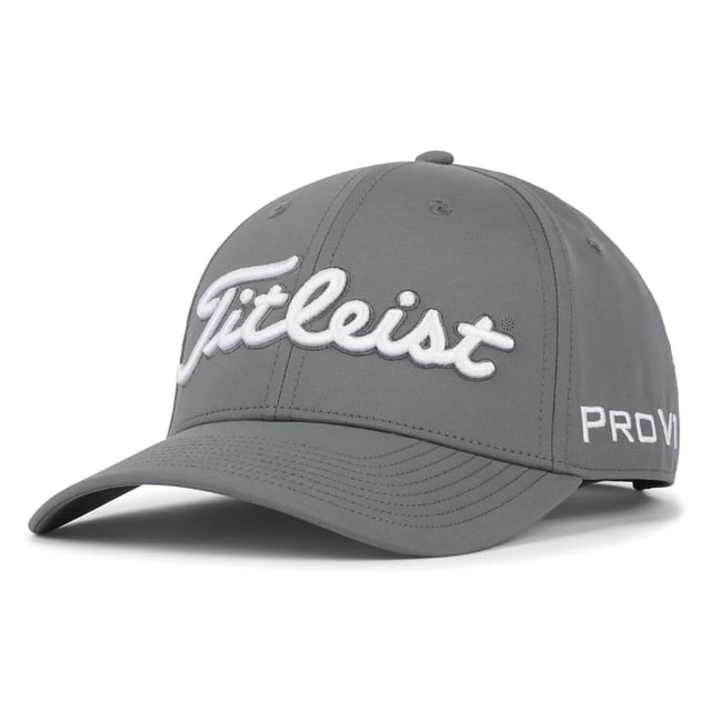 Gorra de golf Titleist Tour Performance 2022, color carbón/blanco