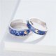thumbnail image 1 of Anillos,Regalos de joyería de anillos de pareja ajustables abiertos,Alianzas de compromiso de boda Anillos a juego, 1 of 8