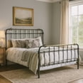 thumbnail image 6 of Transitional Queen Metal Bed, Black and Gold, 6 of 6