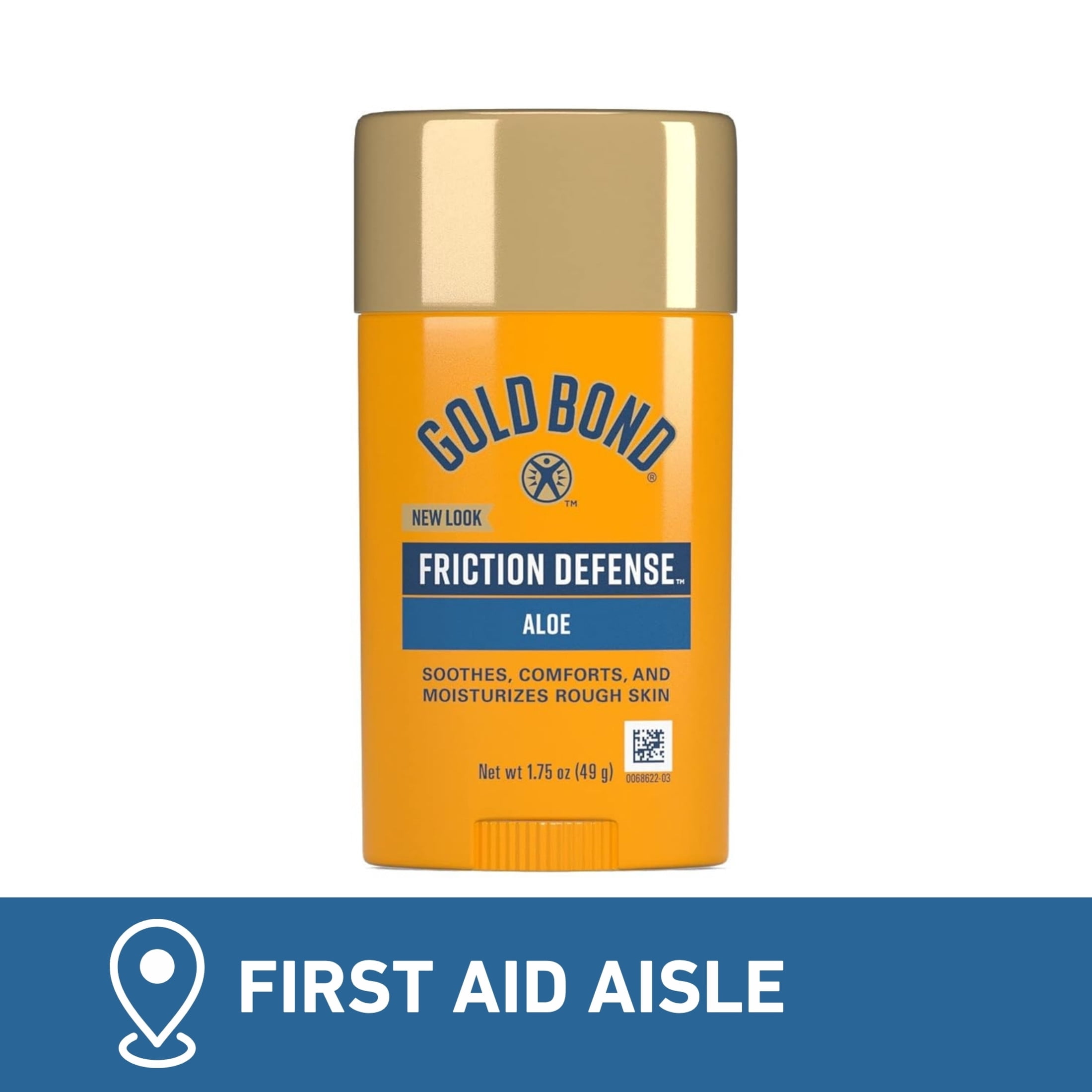 (2 pack) Gold Bond Stick, Friction Defense Unscented, 1.75oz Stick
