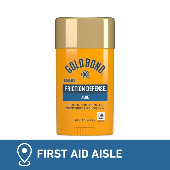 Gold Bond Friction Defense Anti-Chafing Stick, 1.75 oz., With Aloe to Soothe, Comfort & Moisturize Chafed Skin