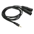 thumbnail image 1 of Cable adaptador XLR, cable de audio macho JORINDO Dual XLR Cable de micrófono Resultados impresionantes, 1 of 8